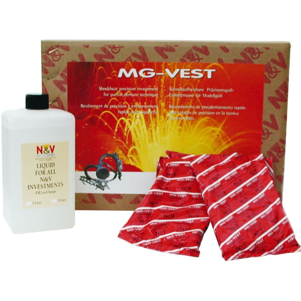 Mg-Vest паковочная масса для бюгелей 45х400г 1л