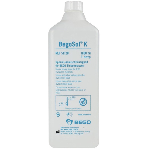 БегоCол К (BegoSol K) жидкость для формовочных масс 1л BEGO