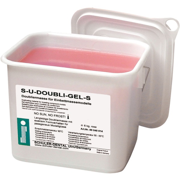 Гелин S-U-Doubli-Gel-S дублирующая масса 6кг Schuler-Dental 80040014