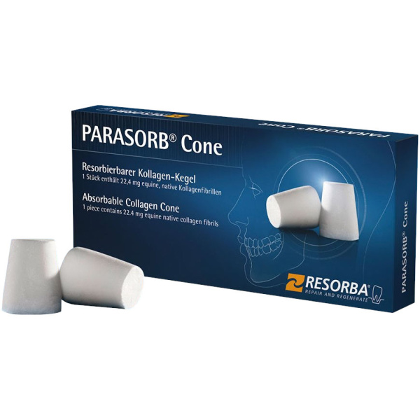 Импланты коллагеновые RESORBA Parasorb Cone конусы гемостатические рассасывающиеся 10шт