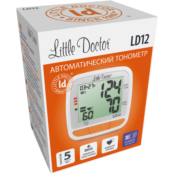 Тонометр автоматический Little Doctor LD12 на запястье